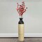 Uniquewise Cylinder Shaped Tall Spun Bamboo Floor Vase Glossy Black Lacquer and Natural Bamboo Finish, Large QI003455BKN.L - alternate 6